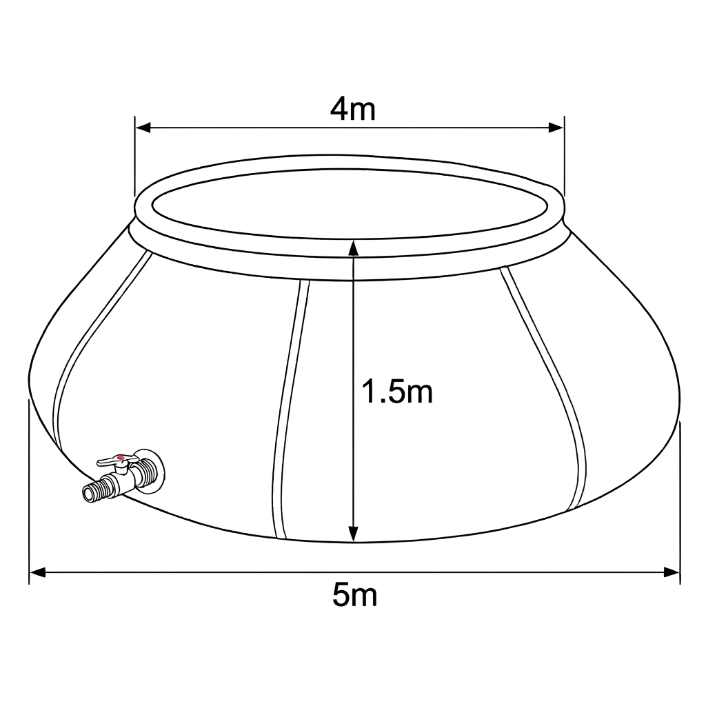 HTS Pool Water Transfer Bag 20,000L